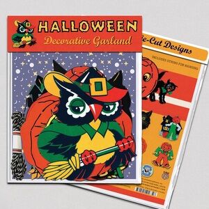 Laughing Elephant Die-Cut Halloween Garland 10 die-cut designs! Brand New!